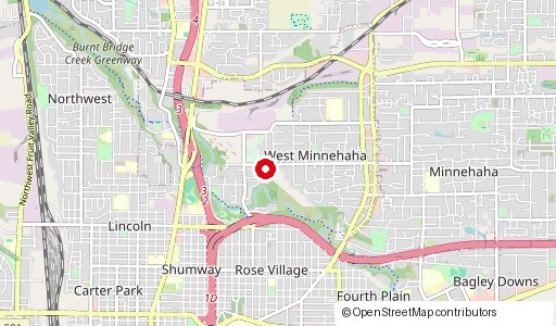Map centered on Project location in Vancouver, WA